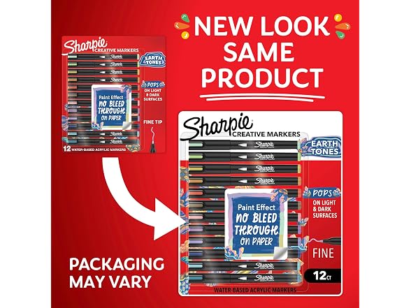Sharpie Creative Markers, Earth Tones