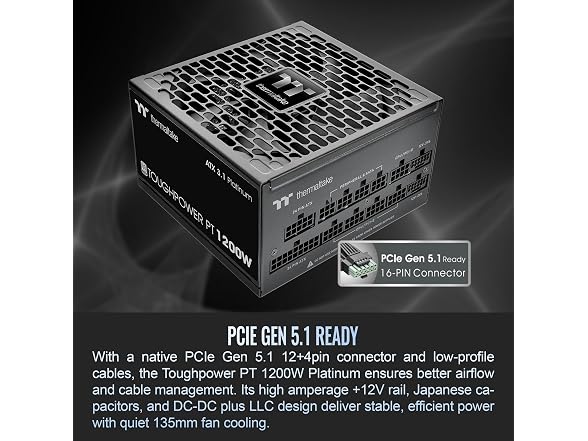 Thermaltake Thermaltake Toughpower PT 1200W; ATX 3.1