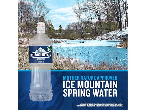 Ice Mountain Spring Water, 6 Pack