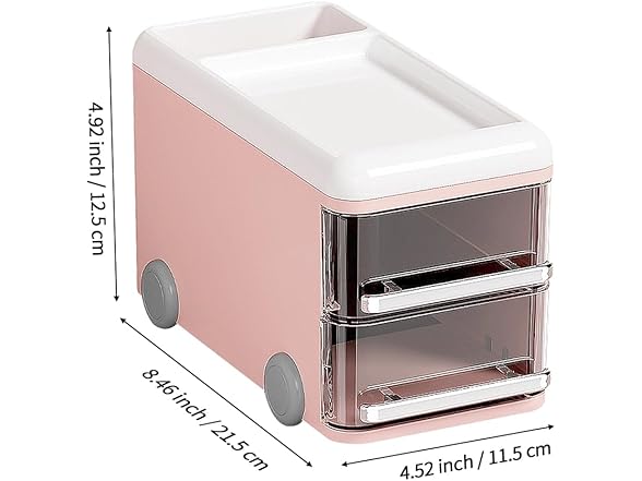 LETURE Cute Desk Organizer with drawers