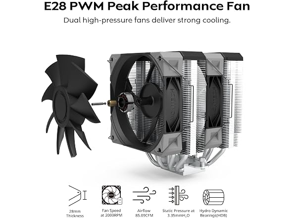 MONTECH NX600 Dual-Tower CPU Air Cooler