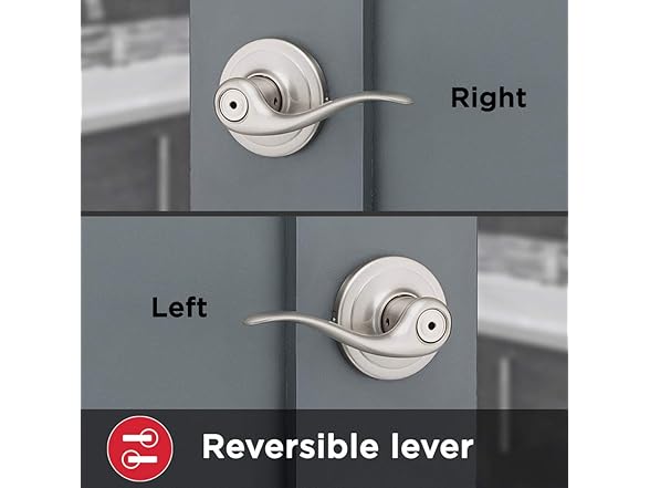 2Pk Or 3Pk Kwikset Privacy Door Handle