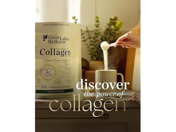 Great Lakes Wellness Collagen Peptides 32oz