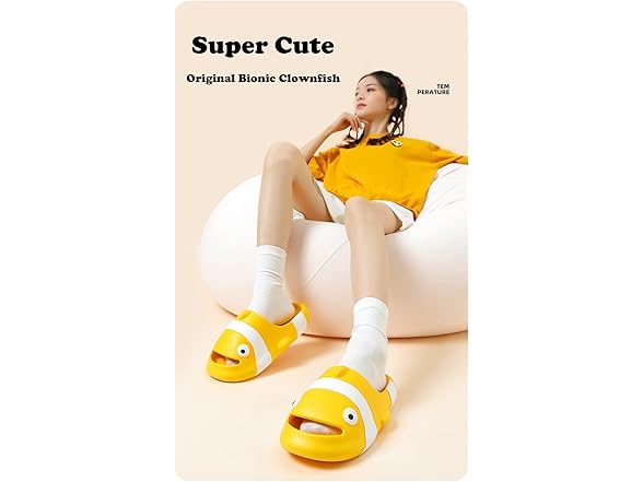 moobee Clownfish Slides for Women & Men