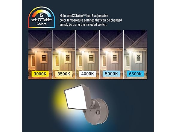 LED Security Floodlight Bronze