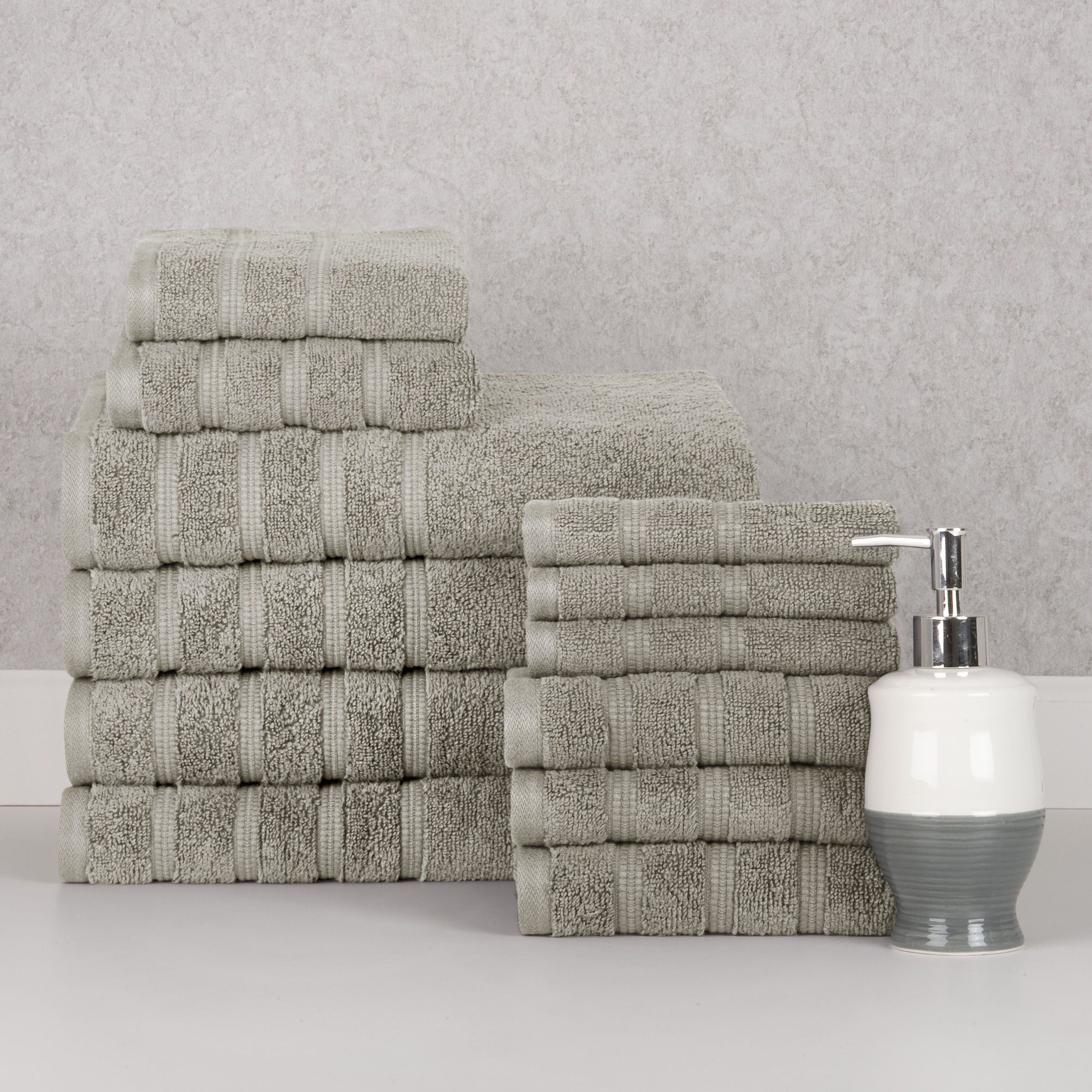 12-Piece Zero Twist Cotton Towel Set - Gallery 15