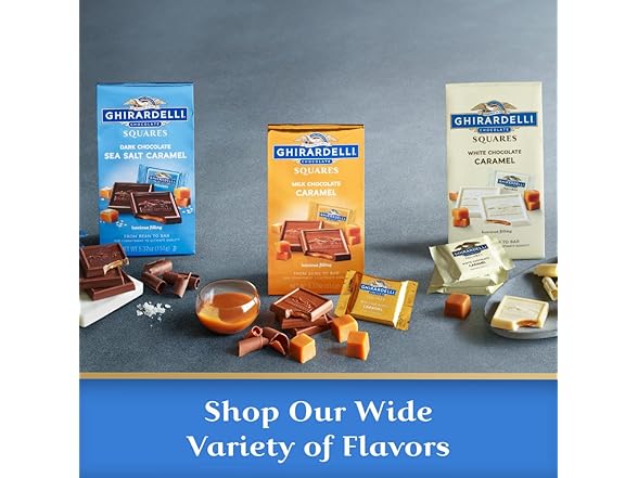 Ghirardelli Dark Choc Sea Salt Caramel