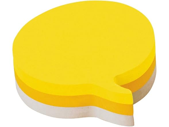 Post-it Notes Die-Cut Shape, Speech Bubble, 3 Pads