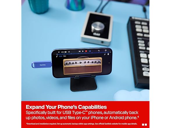 SanDisk 256GB Phone Drive with USB Type-C