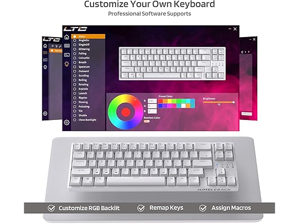 LTC Nimbleback Ultra-Compact Mechanical Keyboard