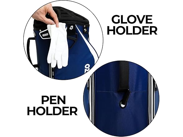 Izzo Ultra Lite Golf Cart Bag, Navy