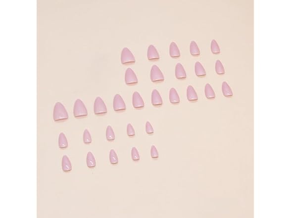 Almond Press On Nails Short (Pink, 30 Pcs)