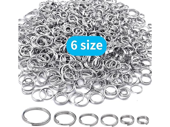 Aylifu Iron Split Rings, 1 Box (100g)
