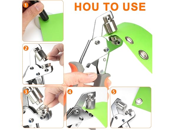zonglan Grommet Tool Kit 600PCS