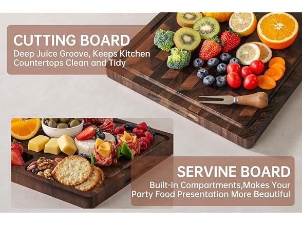 thetchry Walnut End Grain Cutting Board