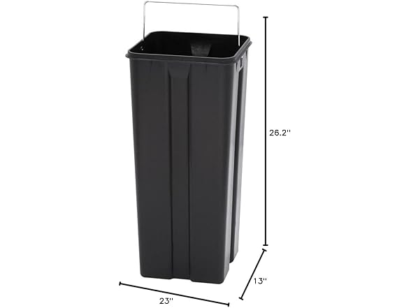 Step N' Sort The 16 Gal. 2-Compartment SS Trash Bin