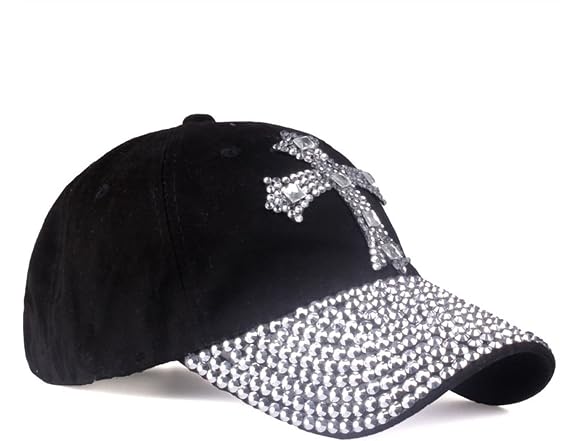 Song Qing Women (OS) Snapback Hat Bling Cross Jean