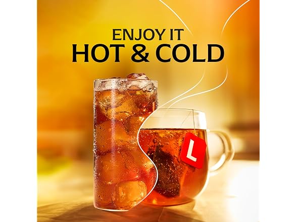 Lipton Black Tea Bags, Hot or Iced High