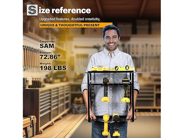 3 Layer Heavy Duty Power Tool Organizer