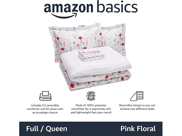 Amazon Basics Ultra-Soft Bed-in-a-Bag