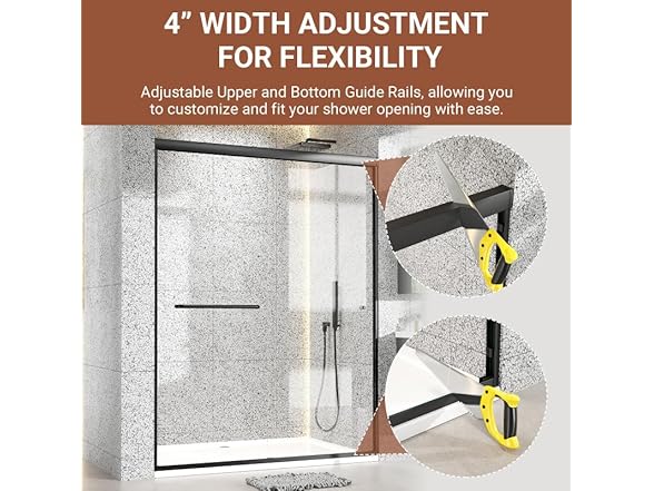 Double Sliding Shower Door