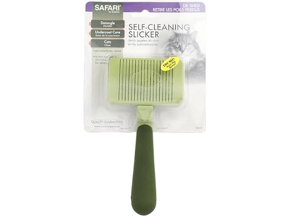 Coastal Pet Safari Self-Cleaning Slicker Brus