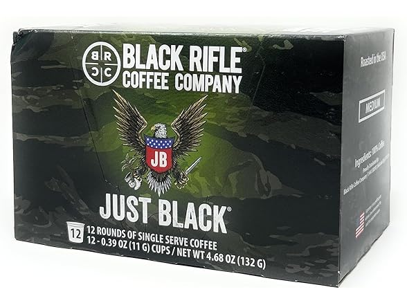 Black Rifle Just Black Pods, 12ct