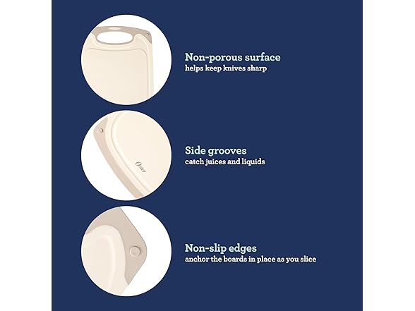 Oster Bexhill 3-Piece Cutting Board Set