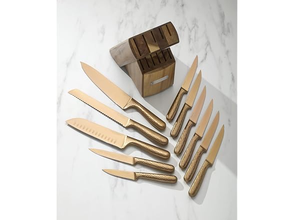Cambridge Silversmiths Rame Hammered Copper 12-Piece Cutlery Set