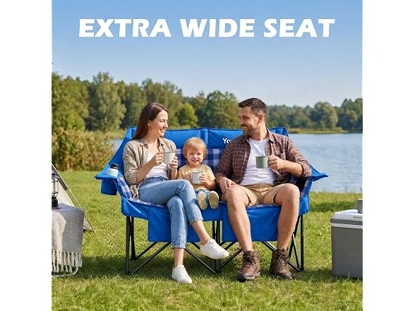 Youtanic Double Camping Chair 650lbs