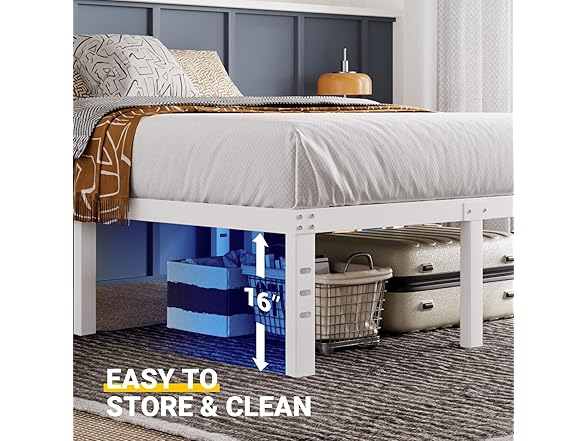 Avenco Metal Platform Bed Frame Full Size 18 Inch