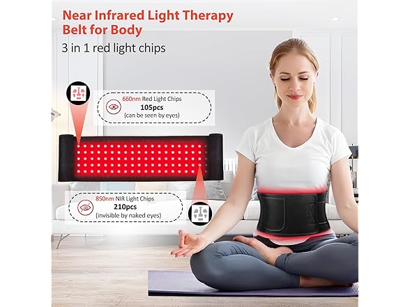 GMOWNW Red Light Therapy Belt