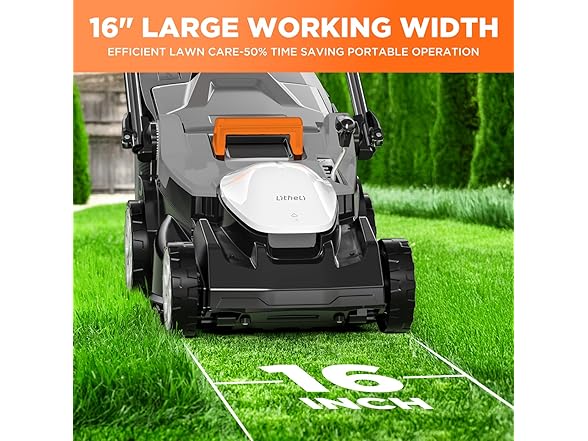 Litheli 40V (2 x 20V) 16" Electric Lawn Mower Cordless