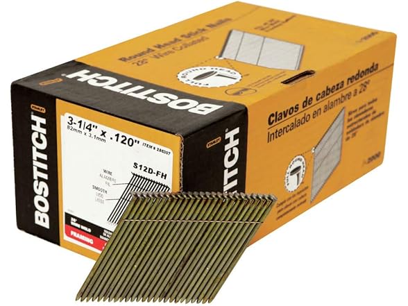 Bostitch S12D-FH 3-1/4 28 Degree Wire Weld Nails