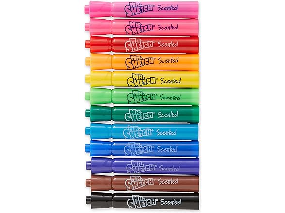 Mr. Sketch Scented Markers, Chisel Tip,
