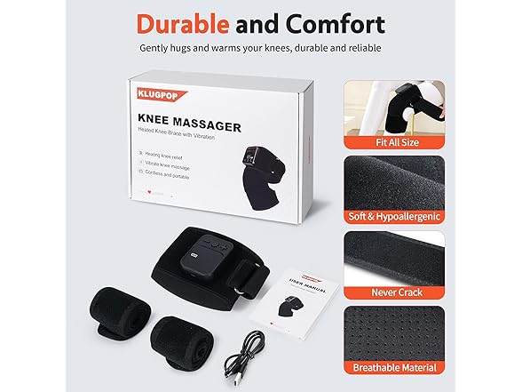 KlugPop Knee Massager with Heat