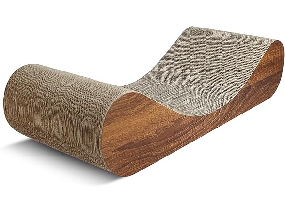 FluffyDream Cat Scratch Post Lounge Bed