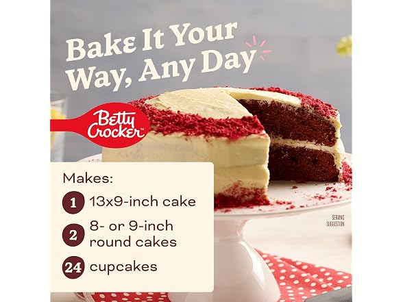 Betty Crocker Delights Super Moist Red