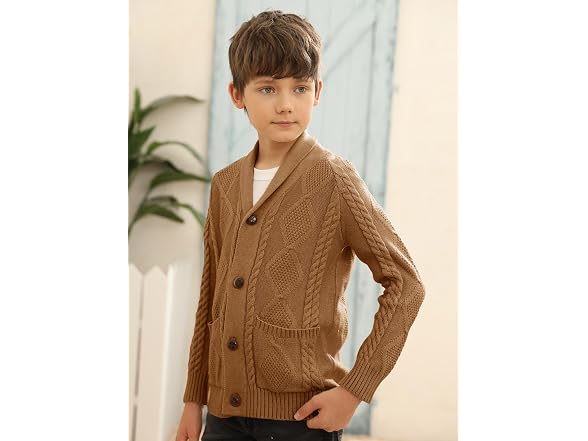 Inorin Boys (13-14 Years) Sweater Cardigan Coats