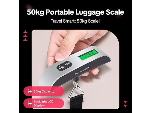 Generic AAP-Tool-161 50Kg Hanging Luggage Scale