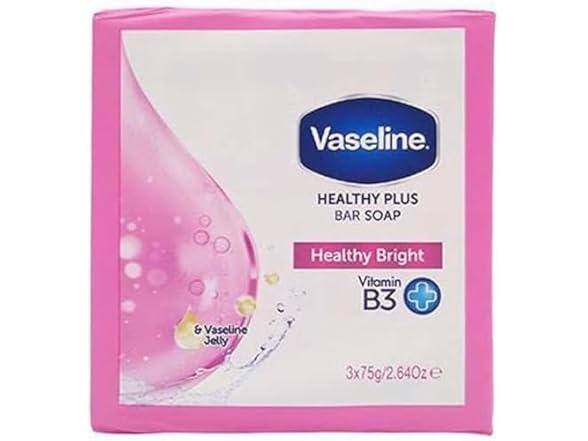 4Pk Vaseline Healthy Bright Bar Soap (12 bars)