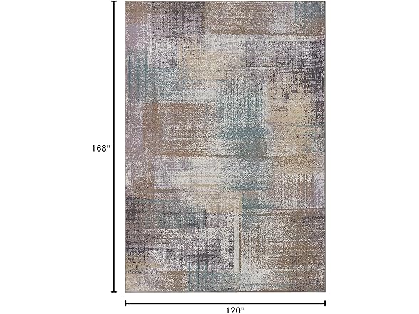 Superior Modern Abstract Washable Rug Ara Collection