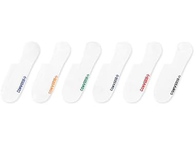 $7 Converse Men's No-Show Socks 6-Pack dealfomo