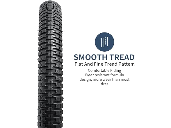 YUNSCM 16" Bike Tires & Tubes Set, 2-Pack
