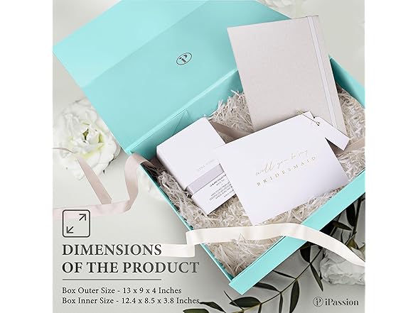 iPassion Gift Box Set - Bridesmaids Gift 3 Count