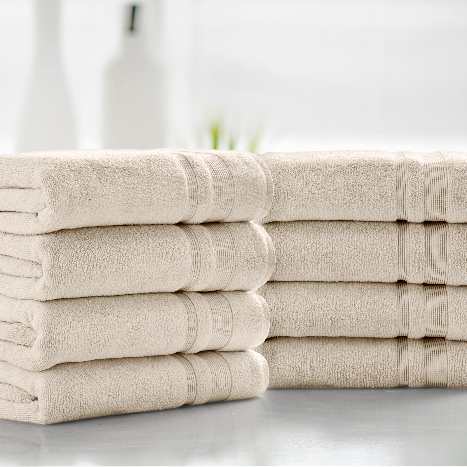 Kathy Ireland 8 Pc Plush Bath Towels - Gallery 11