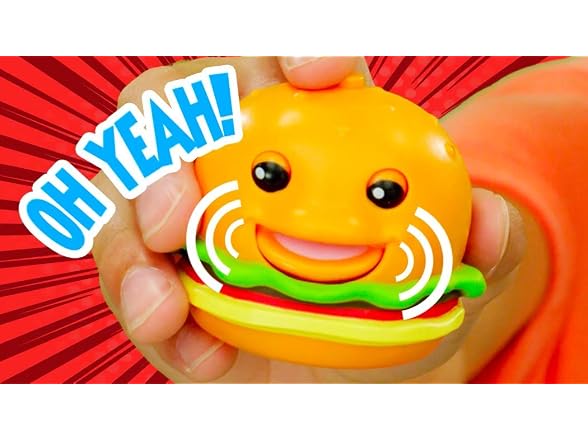 Mojimoto Unicorn and Cheeseburger Repeating Talk-Back Toy