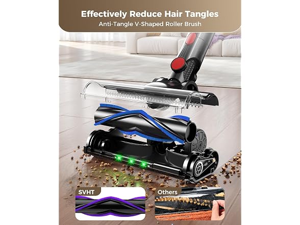 SVHT Lightweight Cordless Vacuum, Blue