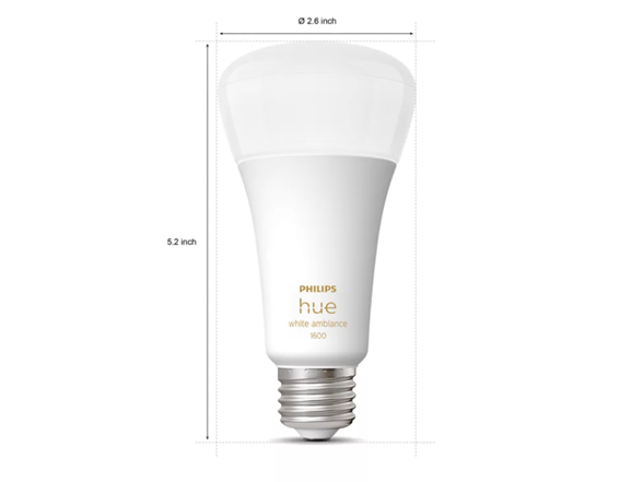 2PK Philips Hue A21 - E26 smart bulb - 100 W