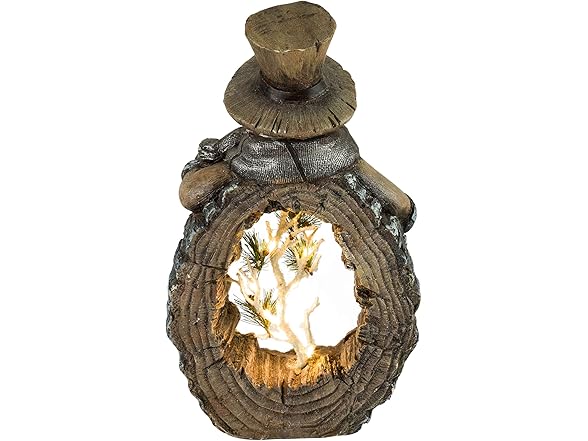 Alpine Corporation 21" H Snowman Statue